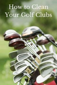 Header image for article on how to clean golf clubs and golf grips