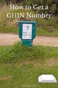 Article explaining how to get a GHIN number